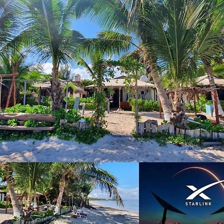 Lunazul Eco-Cabana Frente Al Mar Mahahual Ngoại thất bức ảnh