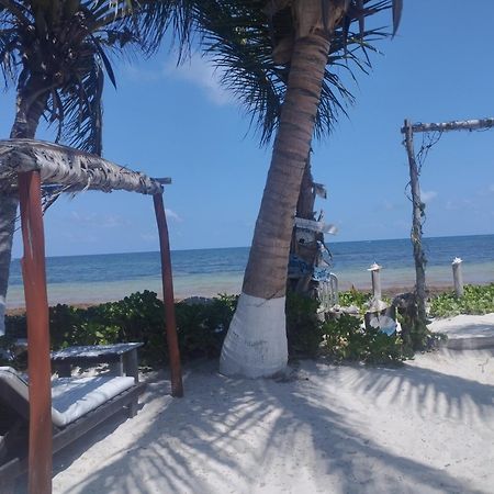 Lunazul Eco-Cabana Frente Al Mar Mahahual Ngoại thất bức ảnh