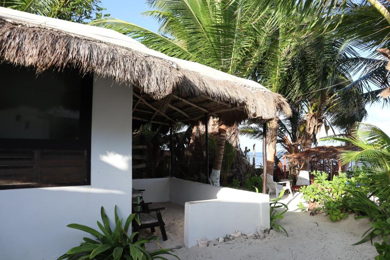 Lunazul Eco-Cabana Frente Al Mar Mahahual Ngoại thất bức ảnh