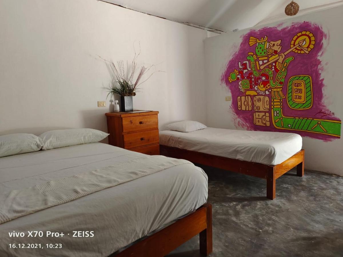 Lunazul Eco-Cabana Frente Al Mar Mahahual Ngoại thất bức ảnh