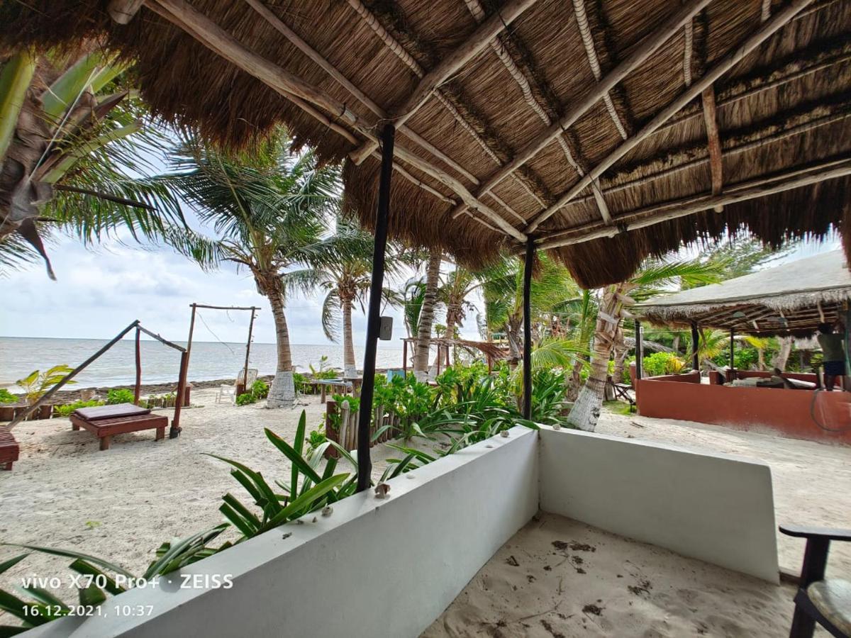 Lunazul Eco-Cabana Frente Al Mar Mahahual Ngoại thất bức ảnh