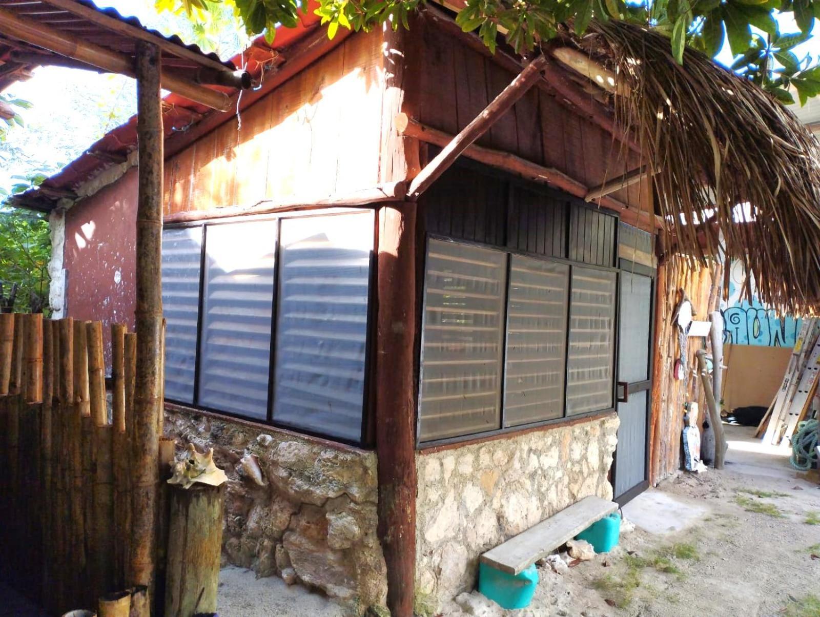 Lunazul Eco-Cabana Frente Al Mar Mahahual Ngoại thất bức ảnh