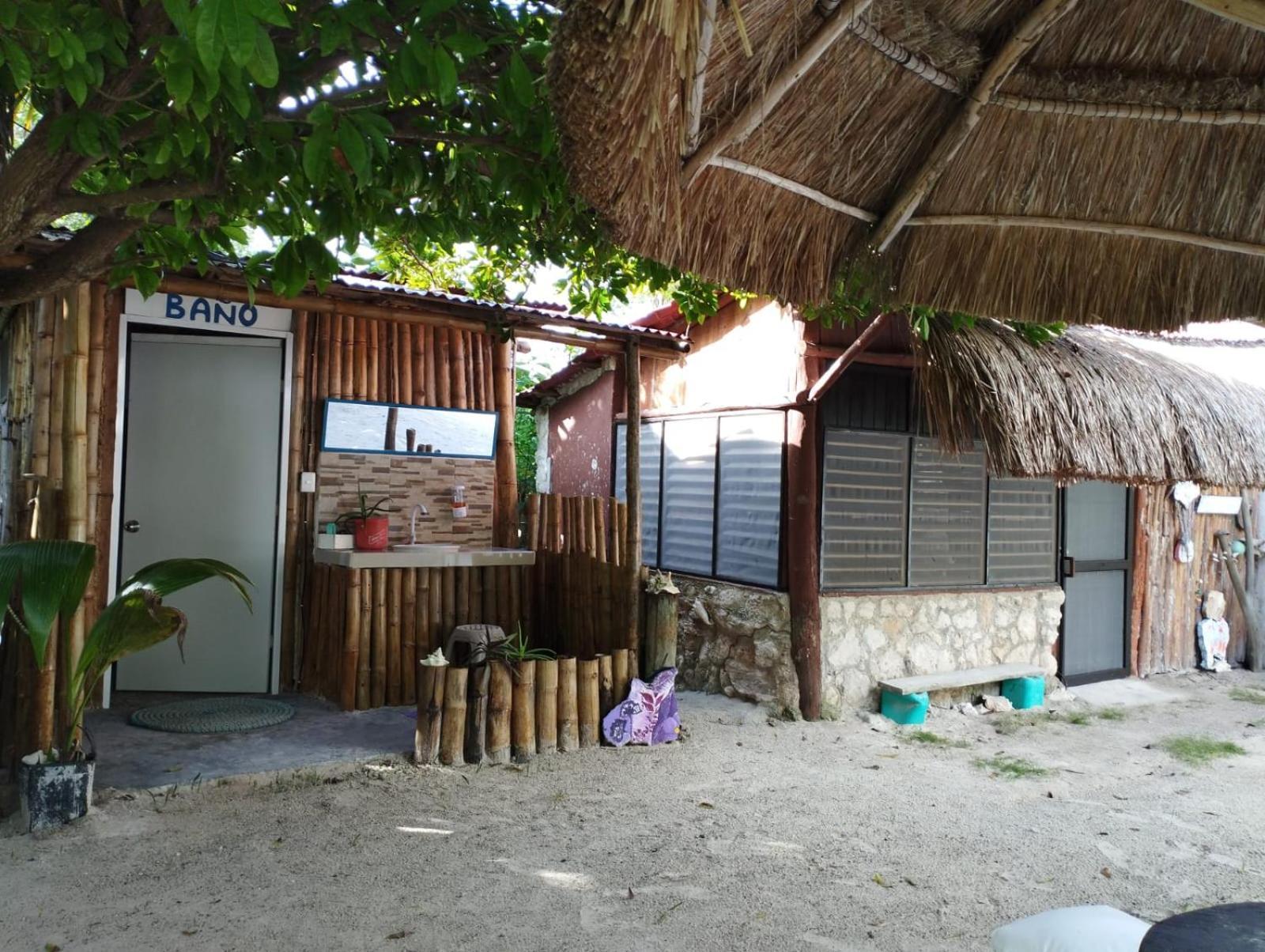 Lunazul Eco-Cabana Frente Al Mar Mahahual Ngoại thất bức ảnh