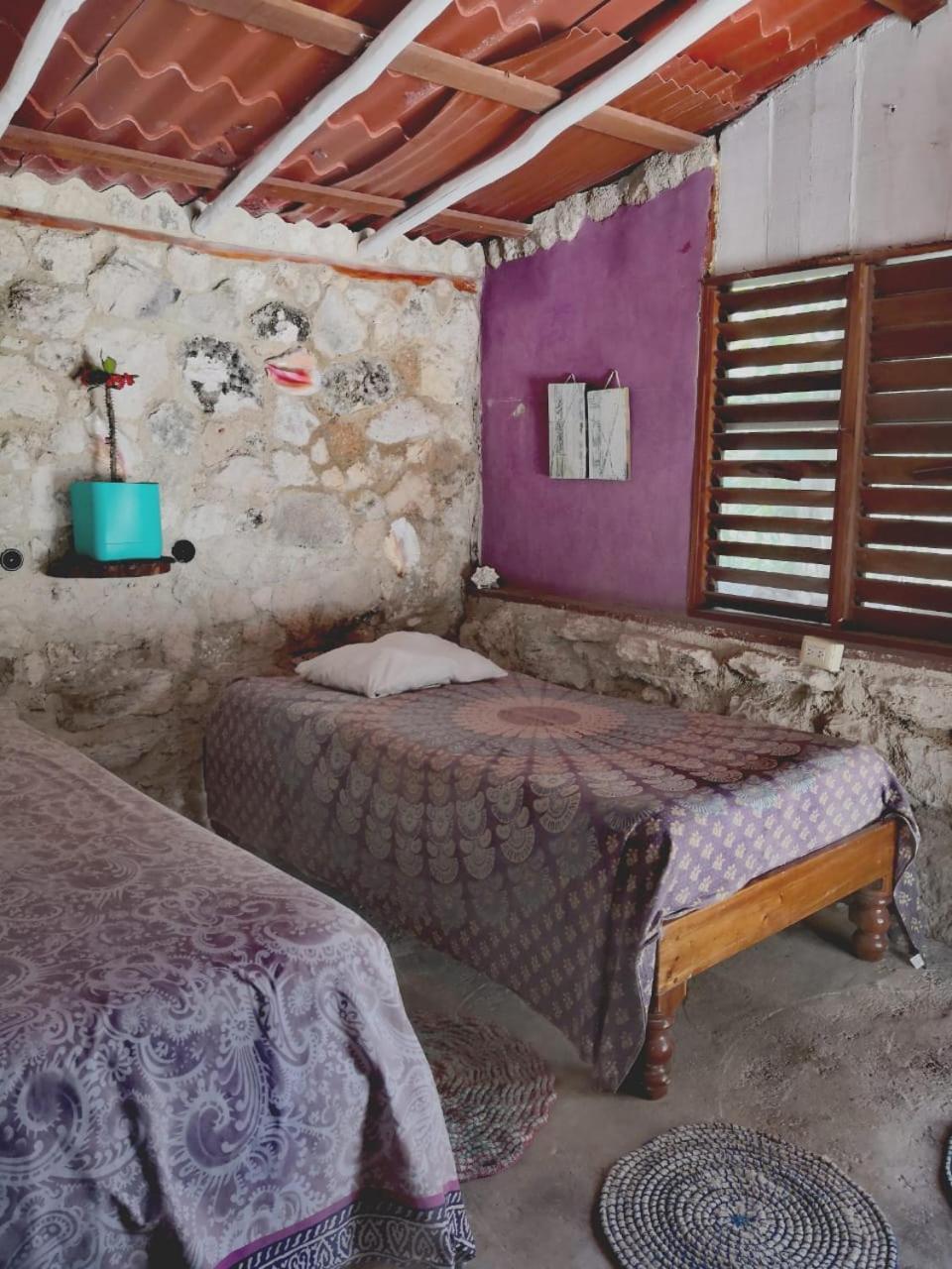 Lunazul Eco-Cabana Frente Al Mar Mahahual Ngoại thất bức ảnh