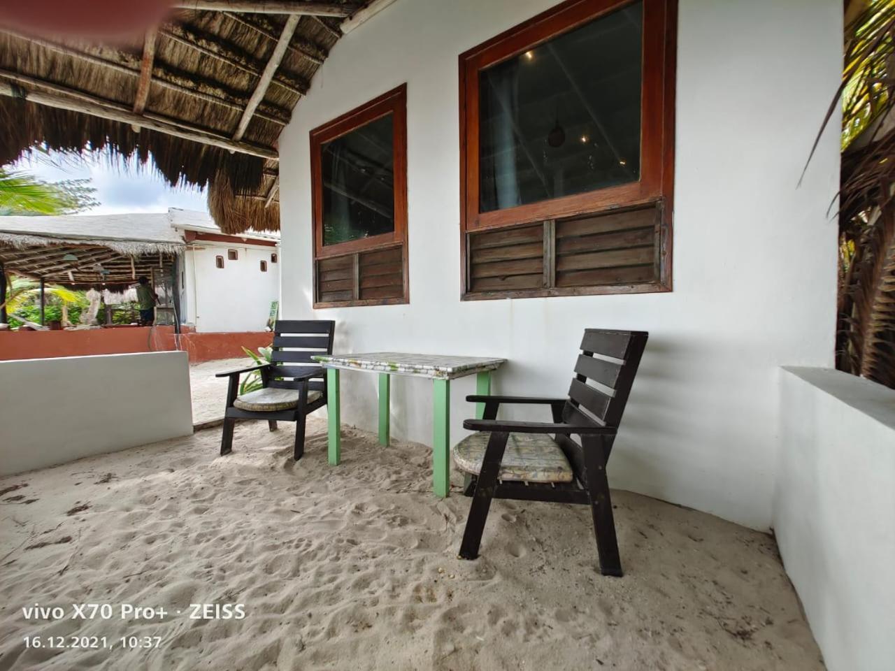 Lunazul Eco-Cabana Frente Al Mar Mahahual Ngoại thất bức ảnh