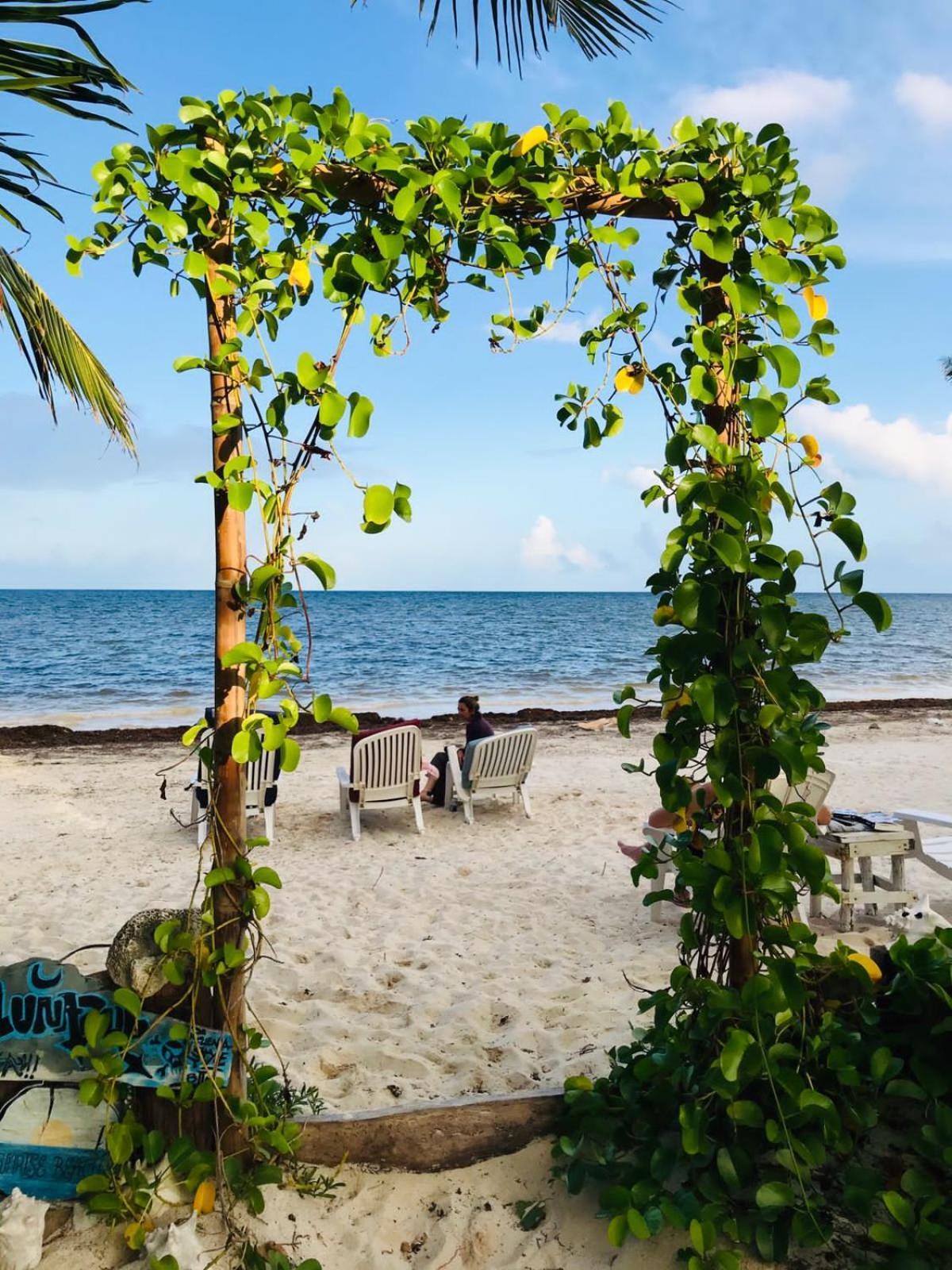 Lunazul Eco-Cabana Frente Al Mar Mahahual Ngoại thất bức ảnh