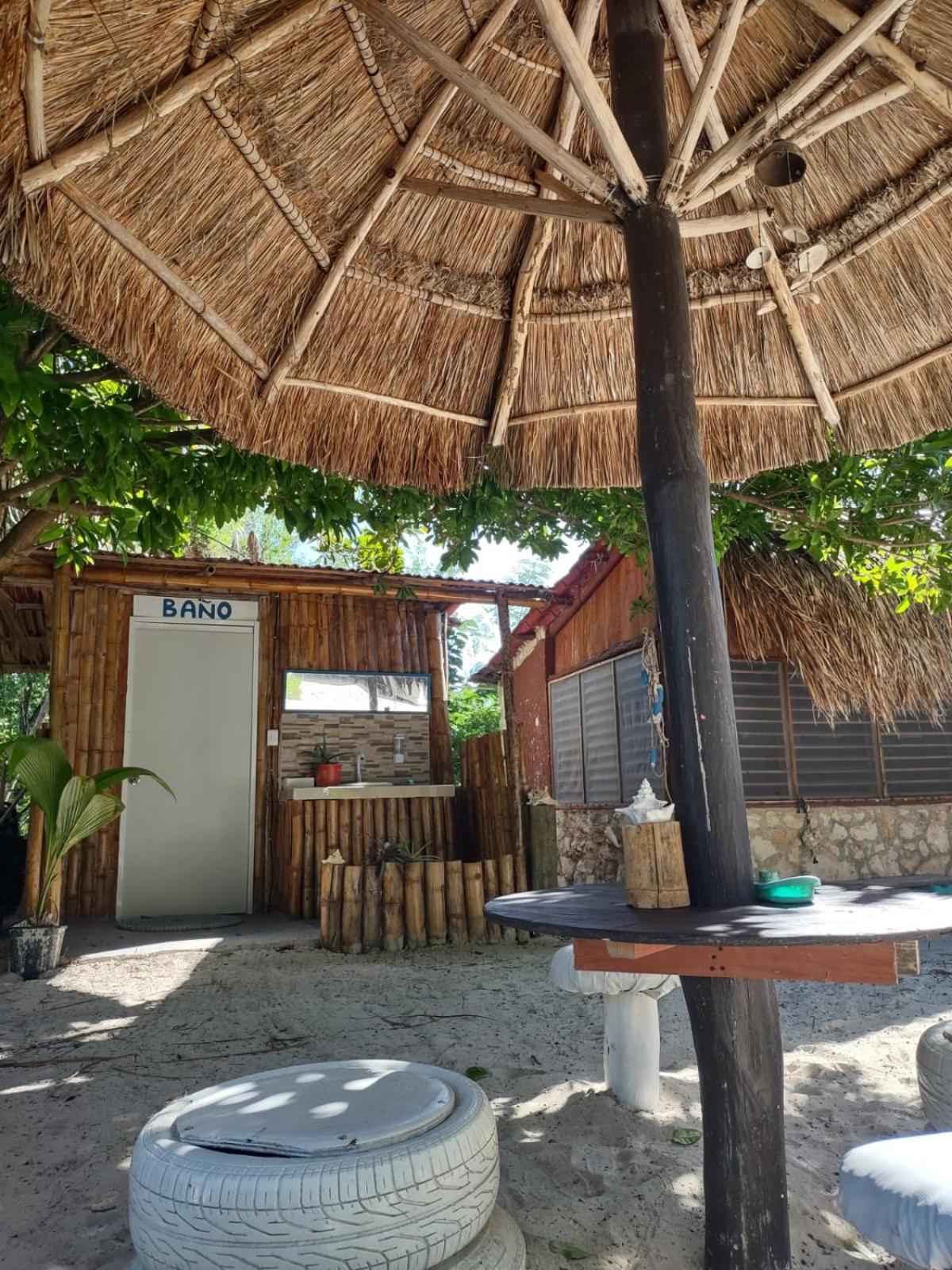 Lunazul Eco-Cabana Frente Al Mar Mahahual Ngoại thất bức ảnh